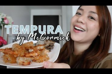 Cooking Tempura with McCormick / Quarantine Dish  // Elle x Kerrigan