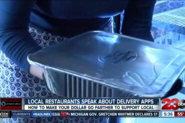 Local restaurants speak about delivery apps