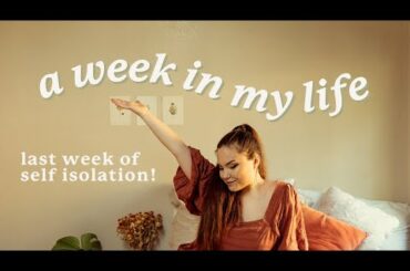 A WEEK IN MY LIFE AT HOME / painting, cooking, yoga, plants & self-care