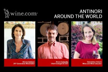 Wine.com Presents Antinori's World of Wine Virtual Wine Tasting at Home