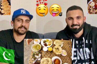 Pakistani reaction on indian streetfood hyderabad (The Food Ranger)#india#streetfood#reaction#food