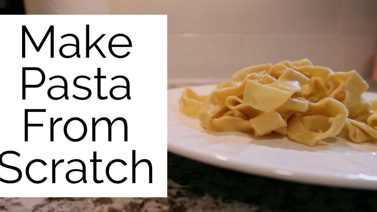How to Make Pasta From Scratch | Cooking For Beginners | Easy Noodle