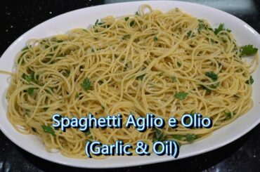 Italian Grandma Makes Spaghetti Aglio e Olio (Garlic & Oil)