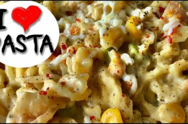 White Sauce Pasta Recipe |Italian Pasta Recipe | White Pasta Recipe | Cheese White Sauce Pasta | MOV