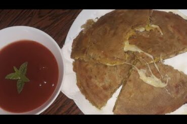 Simple stylish Double Decker Eggs paratha recipe in hindi-urdu italian kitchen routine