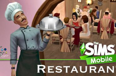 The Sims Mobile 🌴🍽🍹| RESTAURANT | LET’S PLAY EP. 47