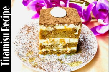 Easy Tiramisu Recipe|Italian Dessert Recipe|How To Make Tiramisu|তিরামিসু-ইটালিয়ান ডেজার্ট।