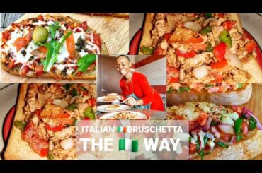 HOW TO MAKE EASY ITALIAN BRUSCHETTA THE NIGERIAN WAY | NIGERIAN COOKS ITALIAN RECIPE | COOK WITH ME