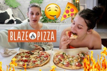 🔥Blaze Pizza Mukbang (Eating Show)! 🍕🔥
