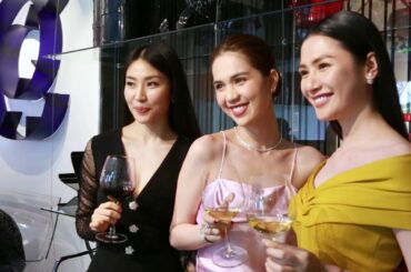 Ngọc Trinh thưởng thức rượu vang The 235 Wine