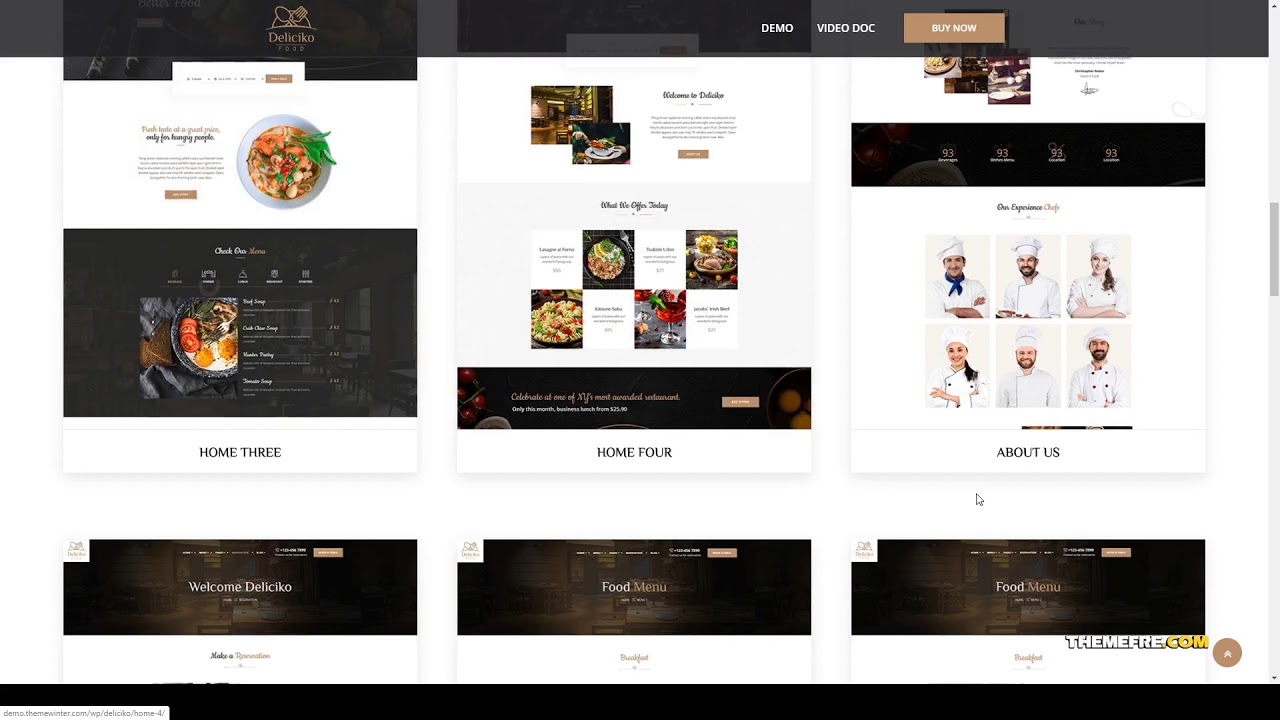 Deliciko – Restaurant WordPress Theme cafe bakery Easy Create Website Deliciko - Restaurant WordPress Theme cafe bakery Easy Create Website