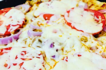 Ramadan recipe | chicken pan pizza | chicken pizza recipe | without oven | the Unique food fusion