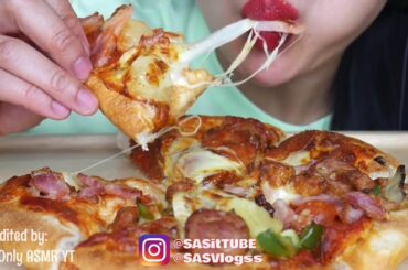 SAS ASMR- PIZZA (DELUXE PEPPERONI HAWAIIAN) *BITES ONLY*