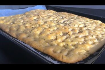 ITALIAN street food FLUFFY FOCACCIA  bread easy recipe | Cooking Pietro