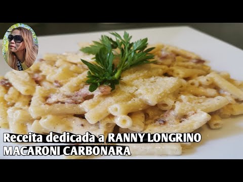 Macaroni carbonara / Italian pasta recipe Macaroni carbonara / Italian pasta recipe