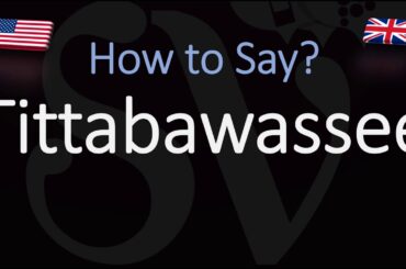 How to Pronounce Tittabawassee? (CORRECTLY) Michigan Township Pronunciation