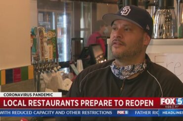 Local Restaurants Prepare To Reopen For Sit-Down Dining