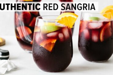 SANGRIA RECIPE | easy authentic red sangria