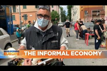 Coronavirus: Italy's undeclared workers turn to food banks as jobs dry up during lockdown
