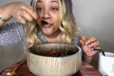 Italian style mussels |MUKBANG|