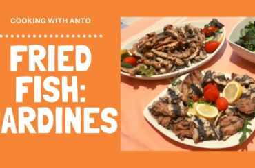 Fried Fish: Italian Sardines | COOKING WITH ANTO