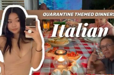 *✧･ﾟ:* italian themed dinner in quarantine *:･ﾟ✧*