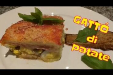 GATTÓ di patate/ Italian potato "cake"