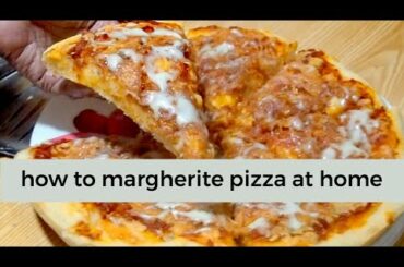 how to make margherita pizza at home in urdu by mussarat k khanay