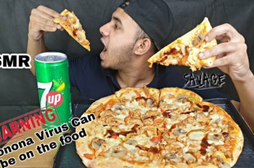 ASMR Cheesy Pizza Eating Savagely ( Koyes ASMR )