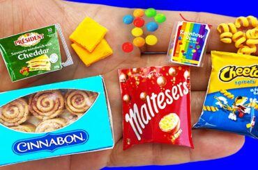 10 AMAZING DIY MINIATURE FOOD AND DRINKS REALISTIC HACKS AND CRAFTS !!!