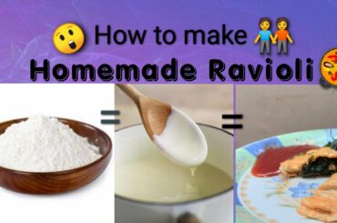 Homemade Spinach and Brocali Ravioli |lockdown cooking | popskitchen