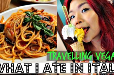 WHAT I ATE IN ITALY (Travelling Vegan!) ♥ Cheap Lazy Vegan