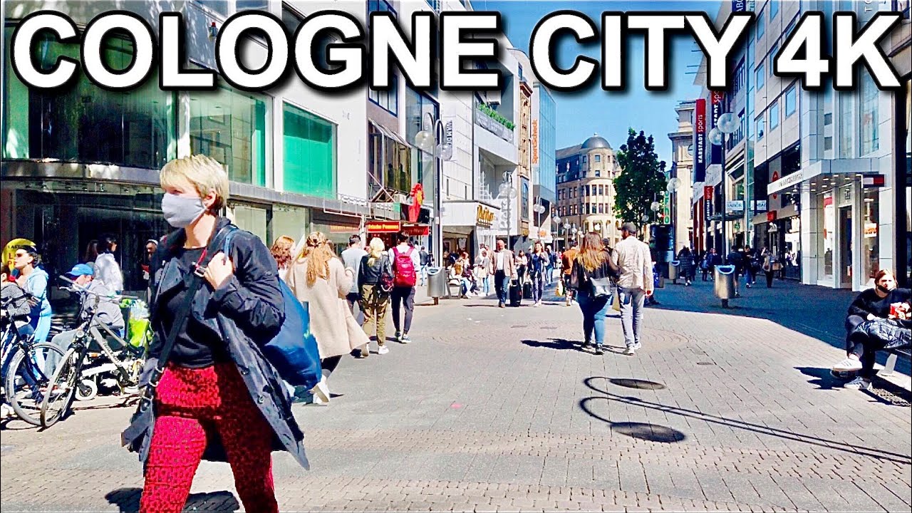 Busiest Shopping Street in Europe to Cathedral – Cologne Germany Walking Tour Busiest Shopping Street in Europe to Cathedral - Cologne Germany Walking Tour