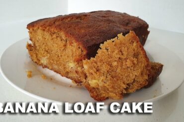 ASMR Banana Cake Recipe - Sweet and light, the Kids will just love! Easy Cake Making Recipe