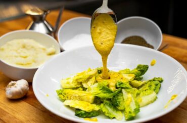 How to Make REAL Caesar Salad Dressing from SCRATCH!