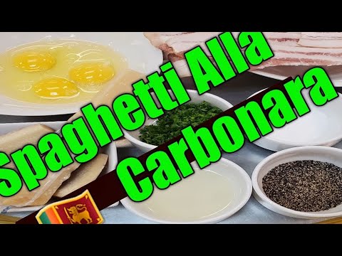 Spaghetti Alla Carbonara ,Traditional Italian recipe Spaghetti Alla Carbonara ,Traditional Italian recipe