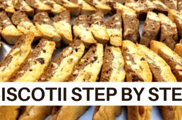 Biscotti | Cantucci Step by Step Italian Cookies