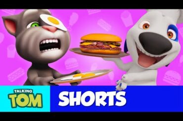 👨🏻‍🍳🍔 Chef Tom vs. Chef Hank (Cooking Show) - Talking Tom Shorts (S2 Episode 11)