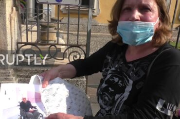 Italy: Relatives protest outside Milan nursing home where hundreds died amid coronavirus pandemic