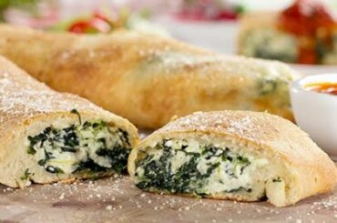 Spinach and Cheese Stromboli