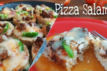 PIZZA SALAMI | Italian cuisine | very EASY recipe | The Corner Cooks