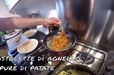 Costolette di agnello e purè di patate | Lamb Chops & Mash Potato