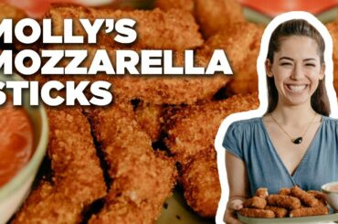 Fried Mozzarella Sticks with Molly Yeh | Food Network