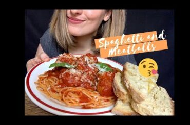 ASMR Italian food | Spaghetti and Meatballs | Polpette al sugo con spaghetti