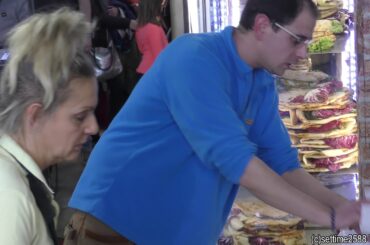 Italian Street Food  Huge Dose of 'Spianata' Stuffed Wraps from Bologna