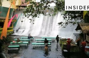 Eat At A Restaurant That's Literally In A Waterfall