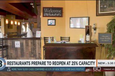 Dane County restaurants prepare to reopen at limited capacity