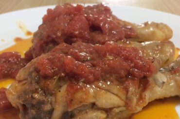 How to make Chiken in tomato sauce (Italian Food)😋😋😋😋😋