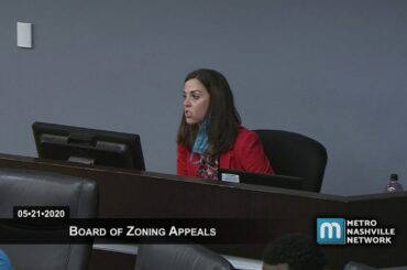 05/21/20 Zoning Appeals