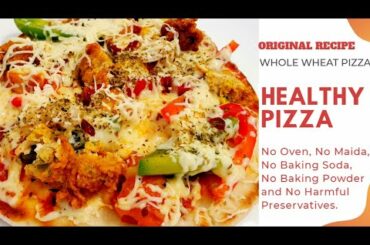 No Oven, No Maida, No Yeast | Instant Pizza | Instant Pizza Sauce |Veg Pizza Without Yeast | Pizza